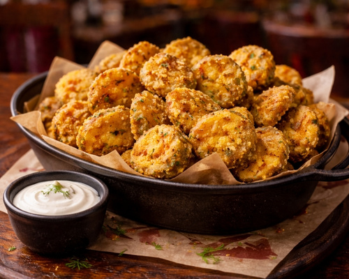 Fried Pickles twin peaks menu