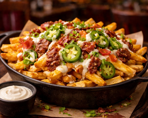 Loaded Fries twin peaks menu